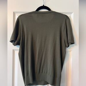 Theory Sweater Tee in Regal Wool (olive)